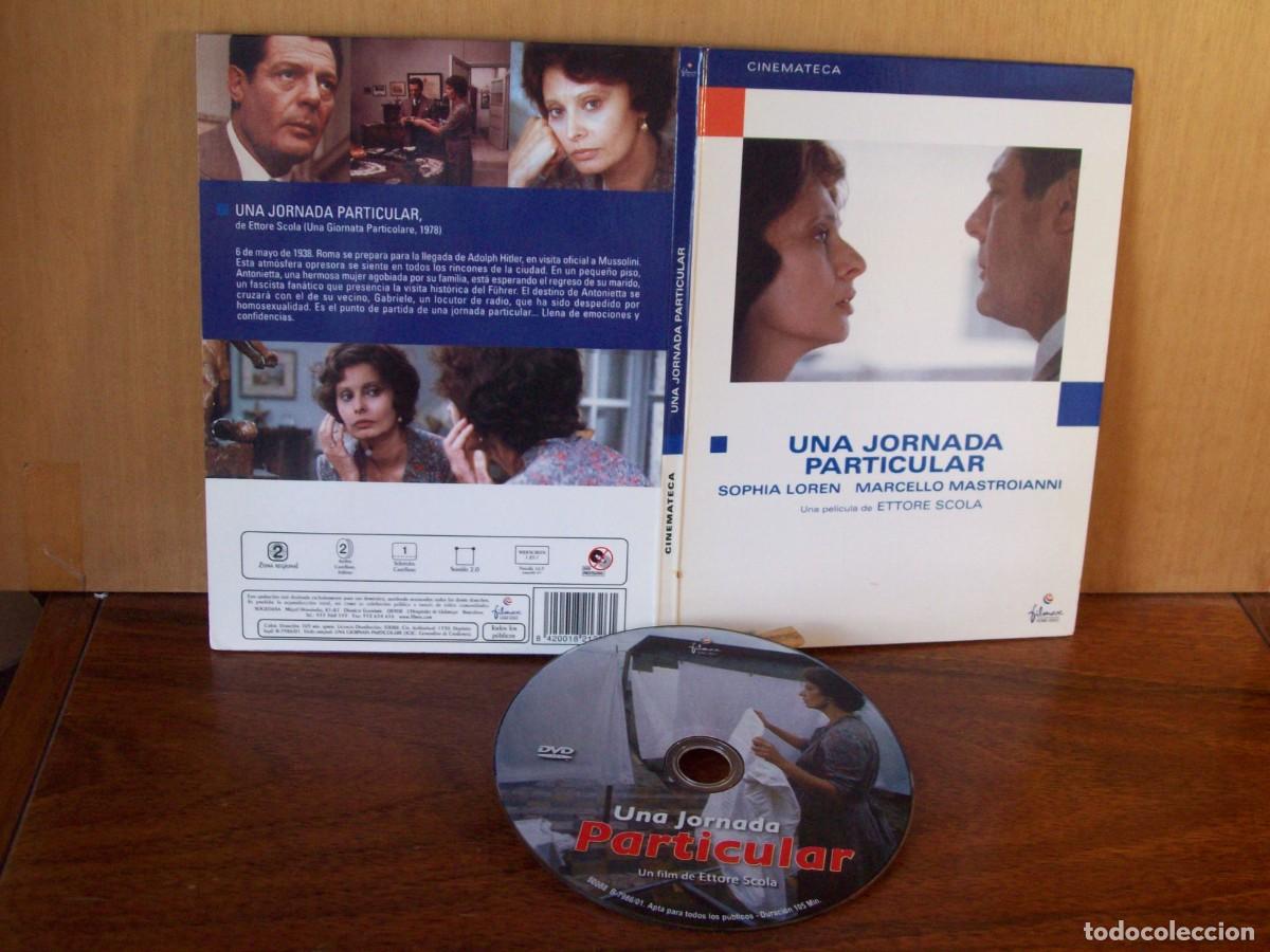 Cine: UNA JORNADA PARTICULAR - SOPHIA LOREN - MARCELLO MASTROIANNO - DVD TAPAS CARTON