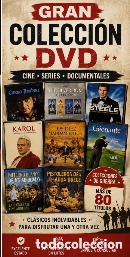 Cine: DVD y cl&aacute;sicos, documentales