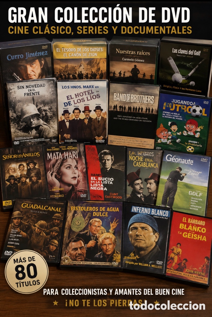 Cine: DVD y cl&aacute;sicos, documentales
