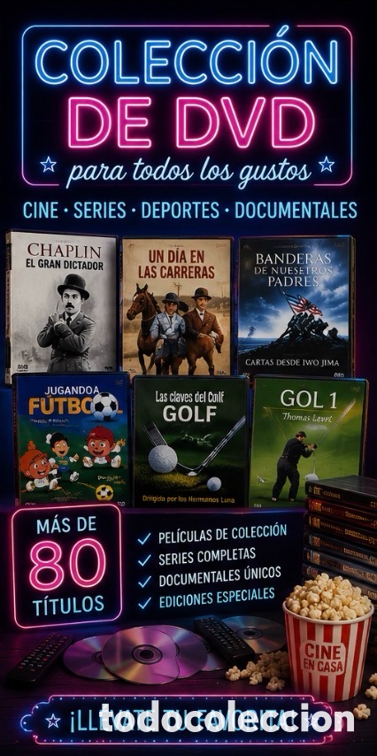 Cine: Series, colecci&oacute;n y dvds