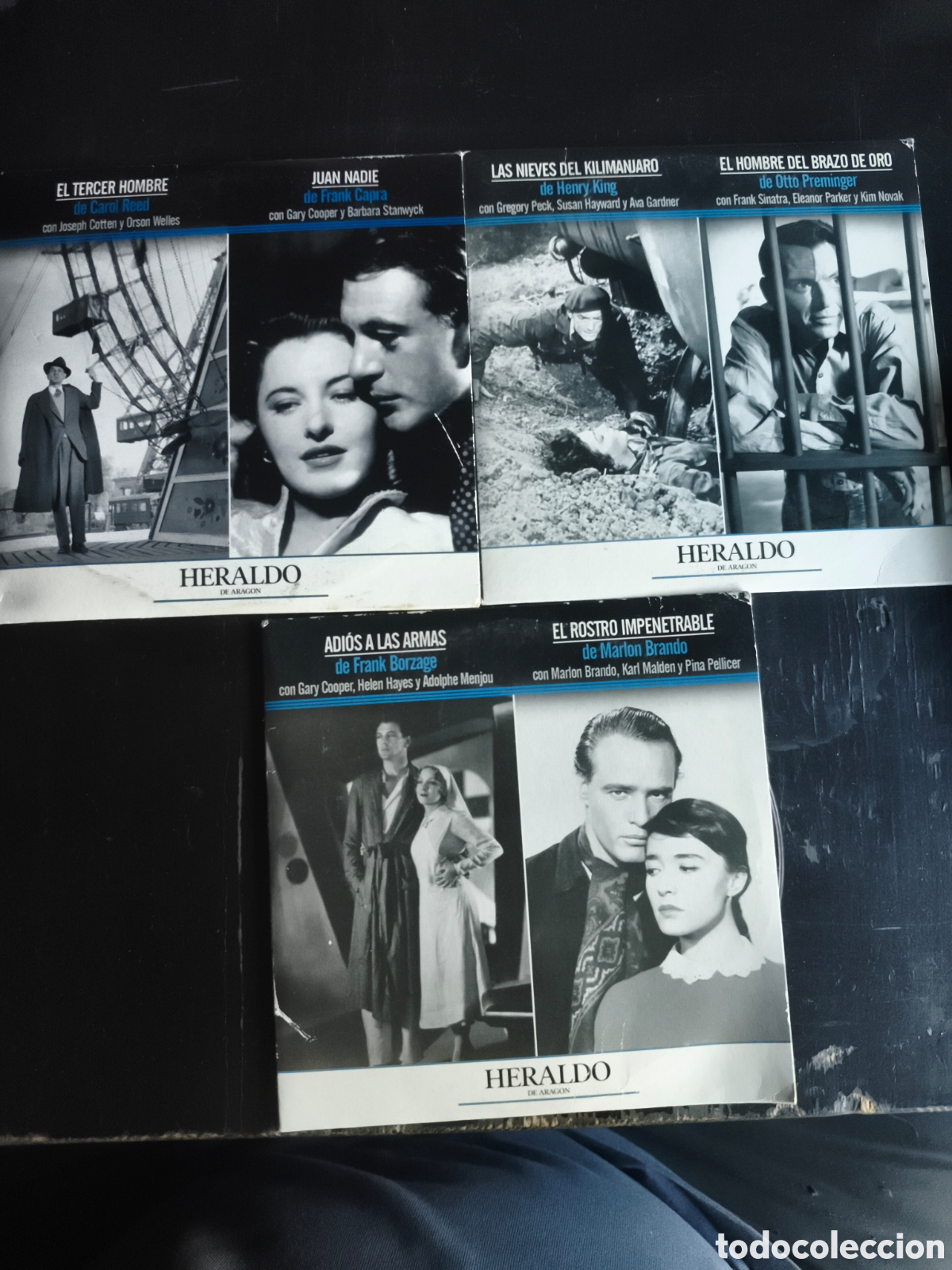 Cine: TRES DVDs CINE CLASICO HERALDO DE ARAGON.