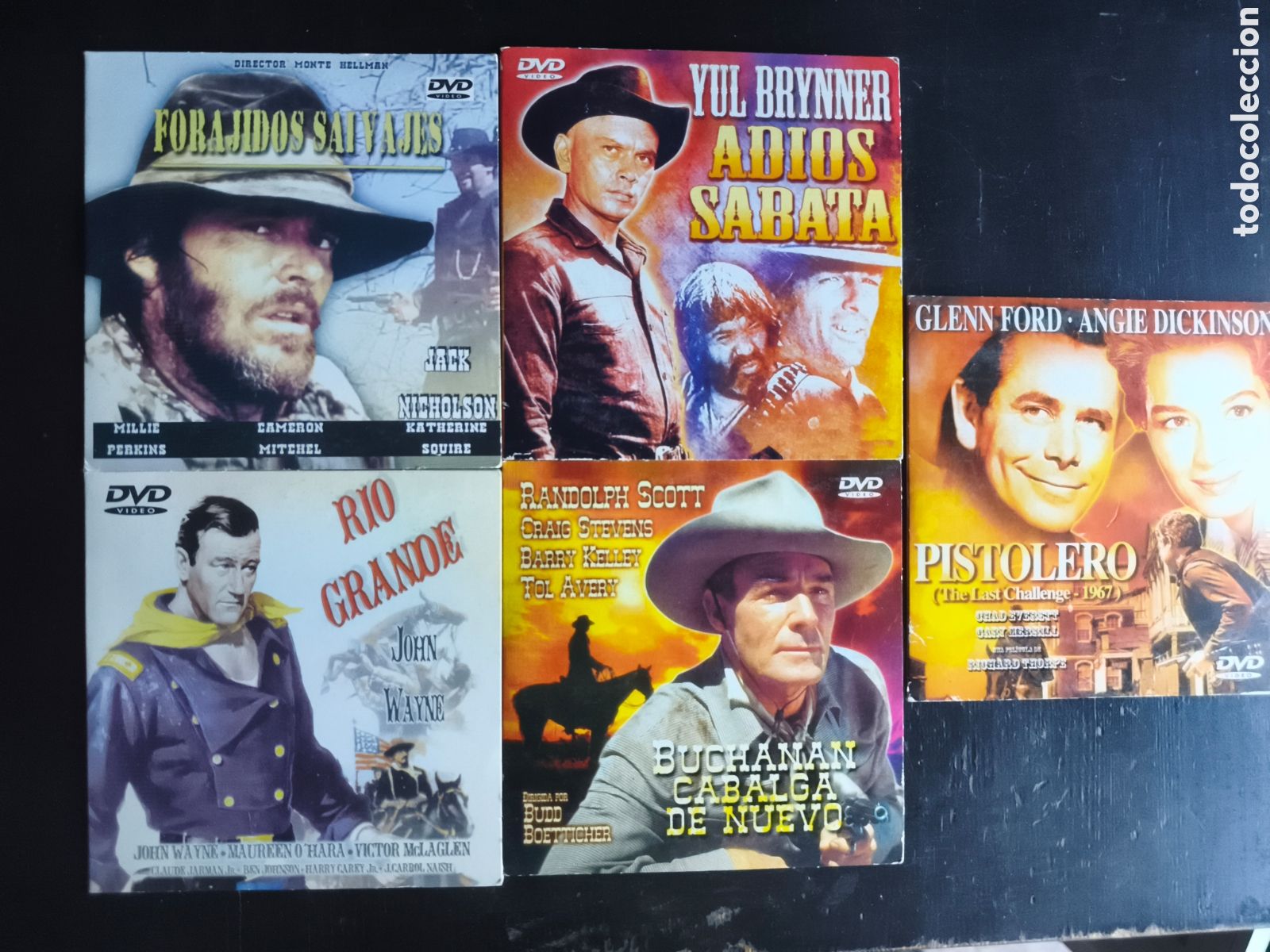 Cine: 5 DVDs CINE CLASICO WESTERN