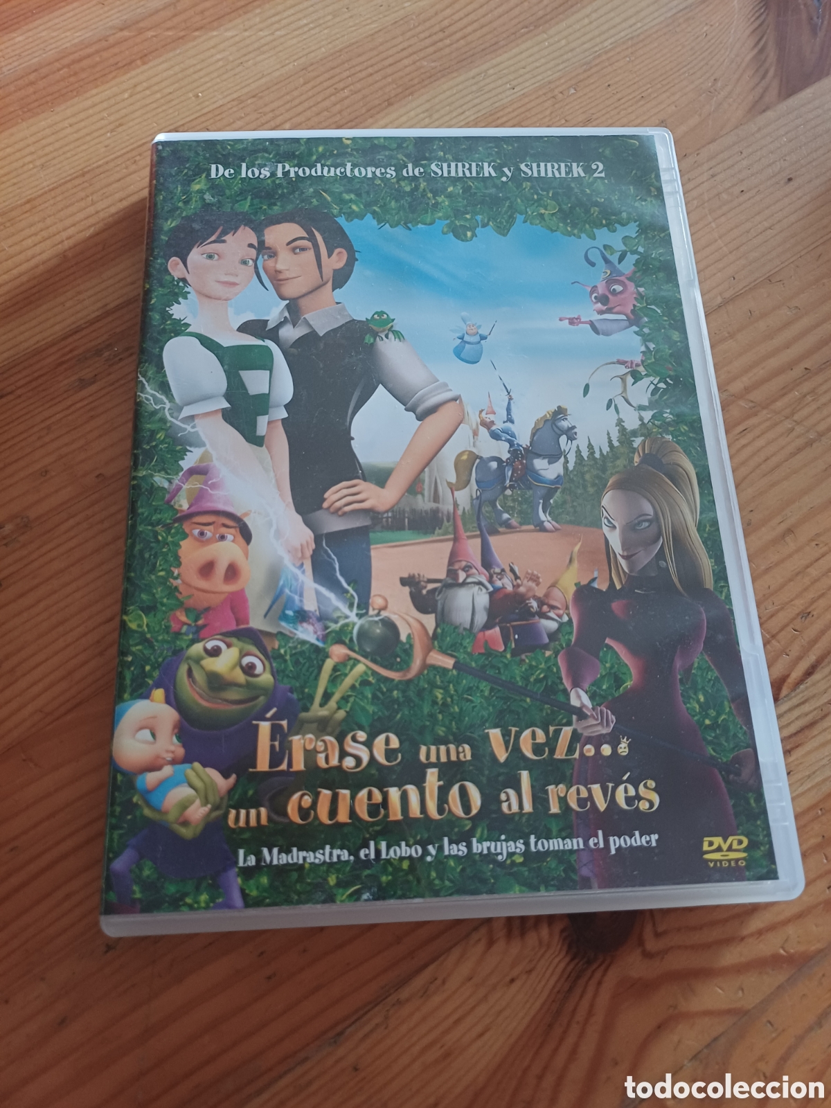 Cine: Erase una vez un cuento al reves DVD pelicula animada infantil de los productores de Shrek y Shrek 2