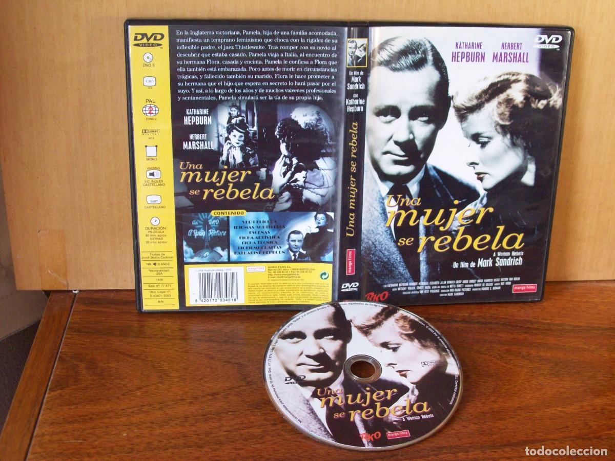 Cine: UNA MUJER SE REBELA - KATHARINE HEOBURN - HERBERT MARSHALL - WLIZABETH ALLAN - DVD
