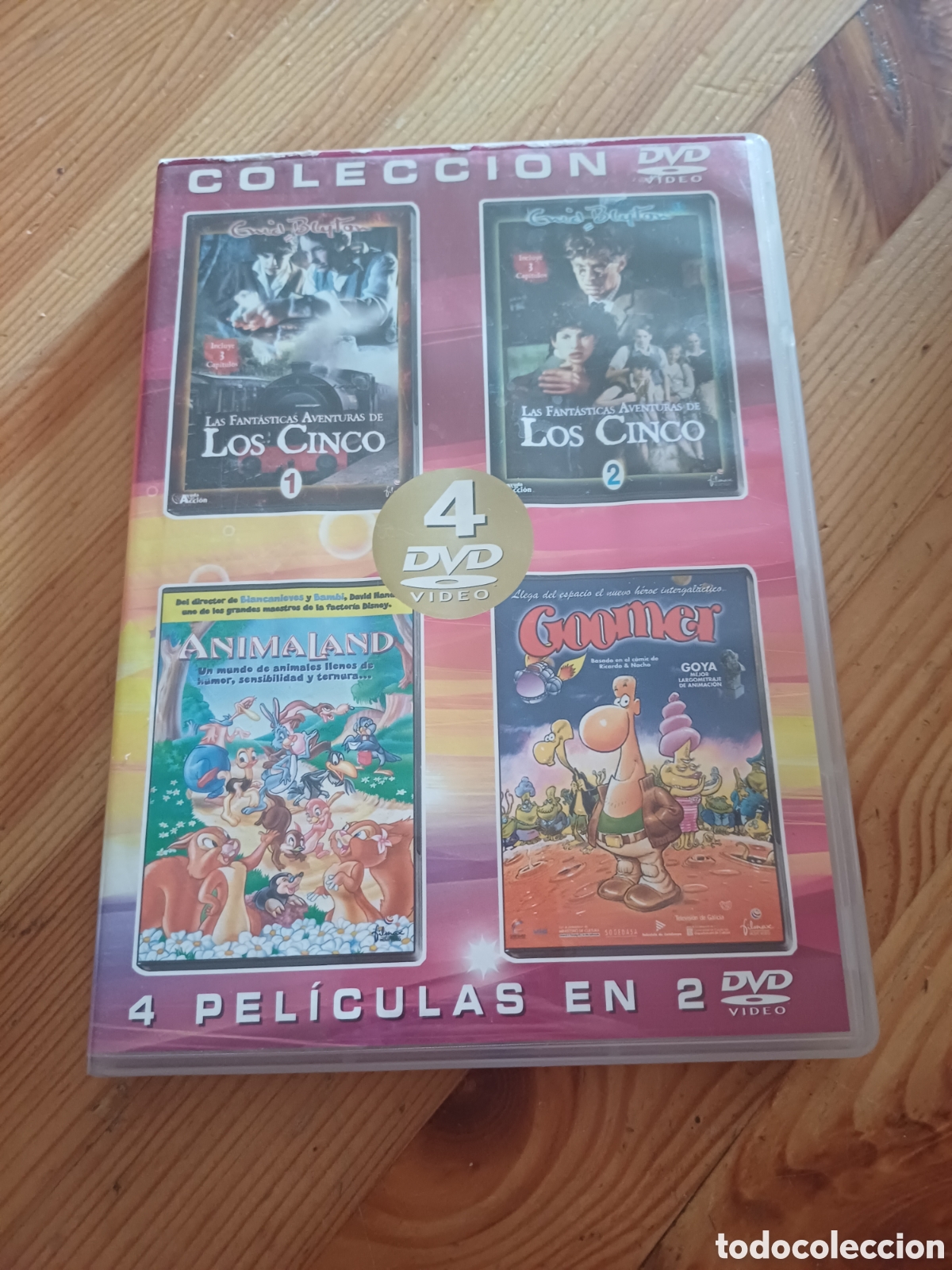 Cine: Animaland Goomer y Los cinco de Enid Blyton en 2 DVD dobles