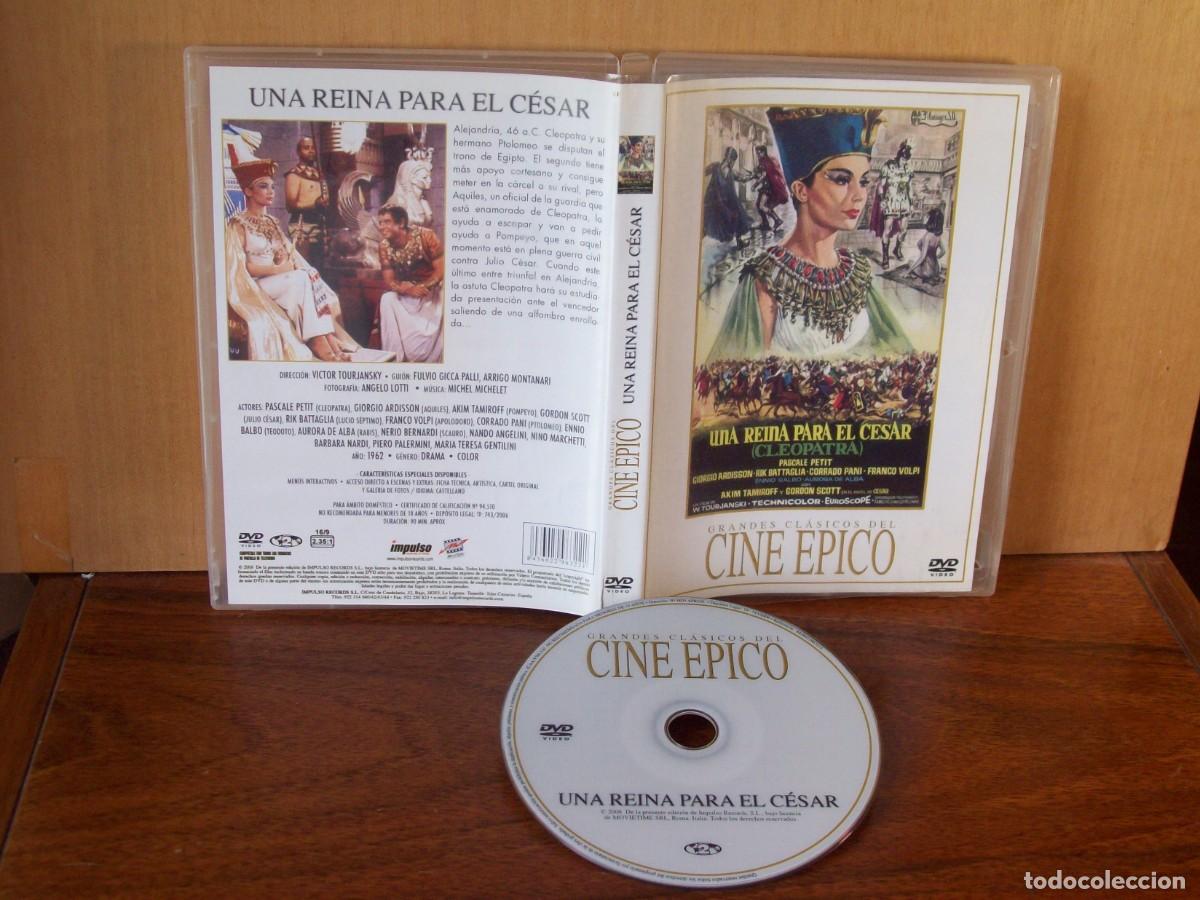 Cine: UNA REINA PARA EL CESAR (CLEOPATRA) - PASCALE PETIT - GIRGIO ARDISSON - GORDON SCOTT - DVD