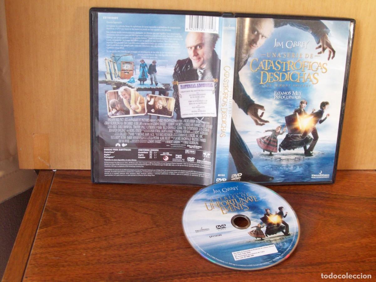 Cine: UNA SERIE DE CATASTROFICAS DESDICHAS - JIM CAREY - LIAM AIKEN - EMILY BROWNING - DVD