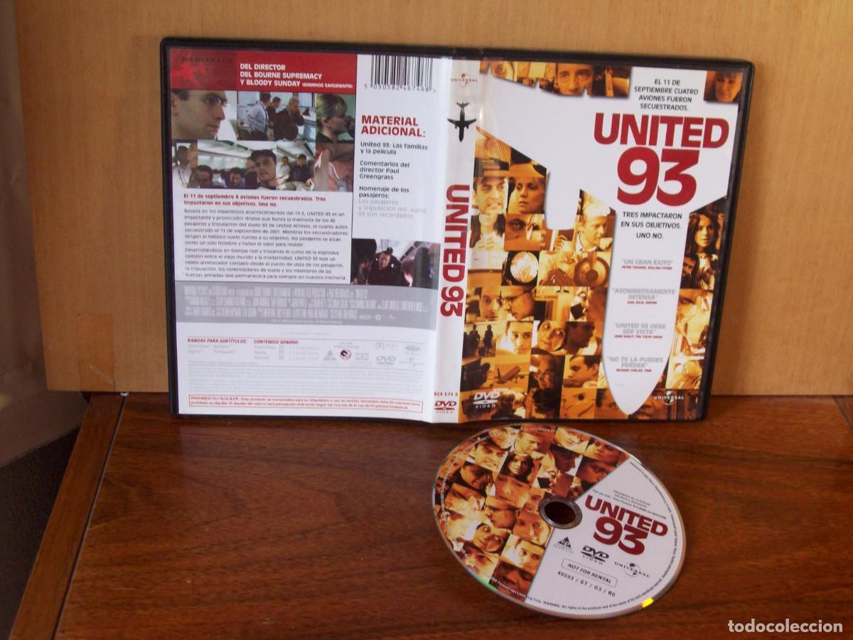 Cinema: UNITED 93 - JOHN UBBARD - 11 SEPTIEMBRE 4 AVIONES FUEROS SECUESTRADOS - DVD