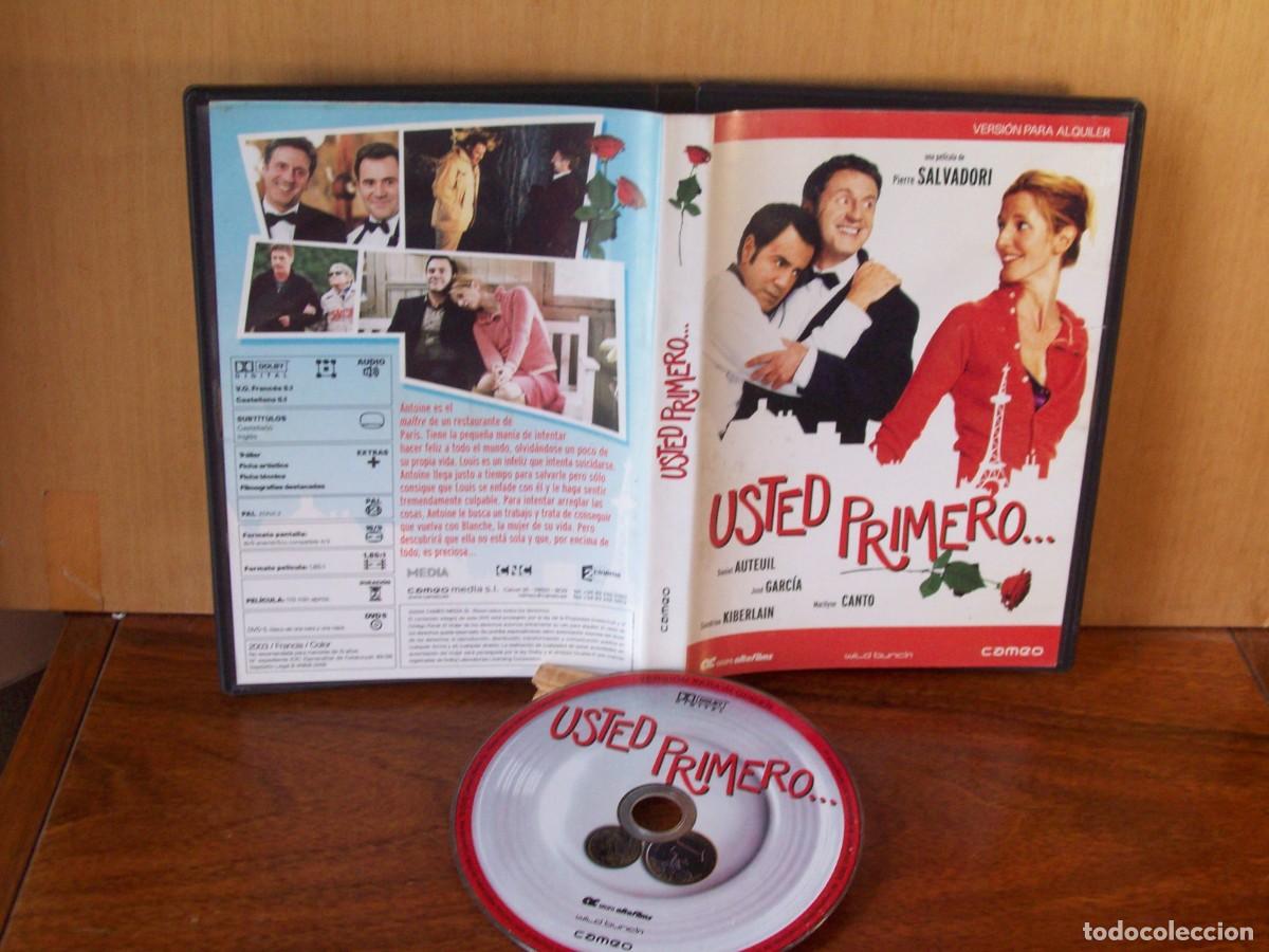 Cine: USTED PRIMERO - DANIEL AUTEUIL - JOSE GARCIA - MARILYNE CANTO - DVD EDICION ALQUILER