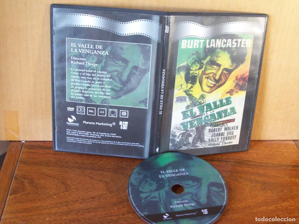 Cine: EL VALLE DE LA VENGANZA - BURT LANCASTER - JOANNE DRU - ROBERT WALKER - DVD CAJA FINA