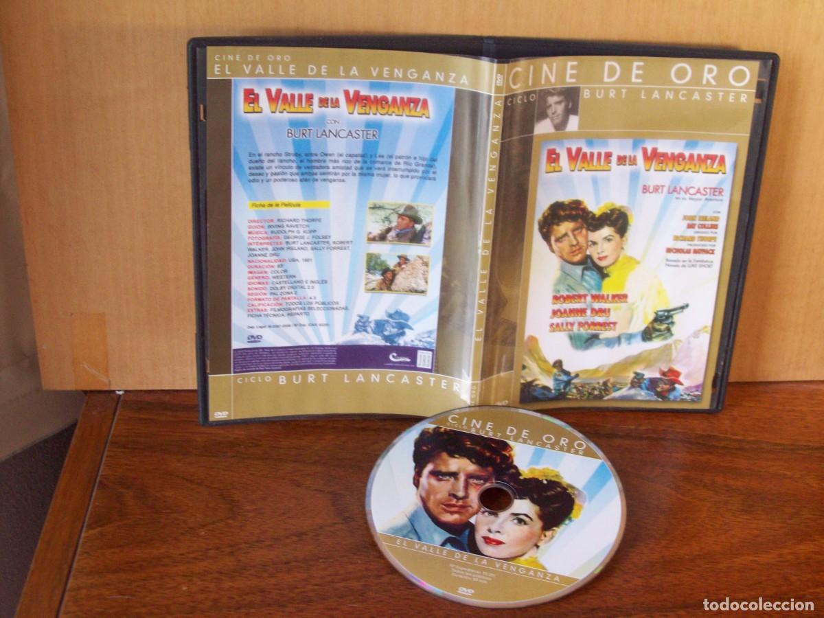 Cine: EL VALLE DE LA VENGANZA - BURT LANCASTER - JOANNE DRU - ROBERT WALKER - DVD CAJA FINA
