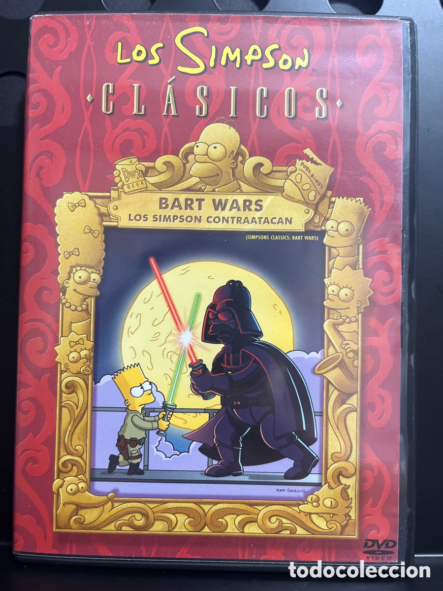 Cine: LOS SIMPSON CL&Aacute;SICOS : BART WARS LOS SIMPSON CONTRAATACAN 88&rsquo; DVD