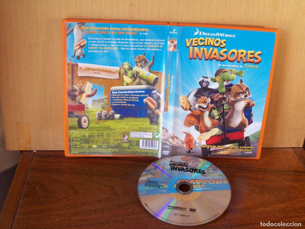 Cine: VECINOS INVASORES - DREAM WORKS - DE LOS CREADORES DE SHREK - DVD