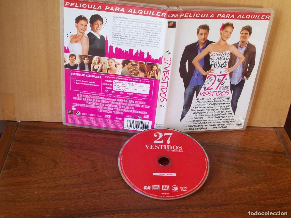 Cine: 27 VESTIDOS - KATHERINE HEILL - JAMES MARJOEN - MALIN AKERMAN - DVD EDICION ALQUILER