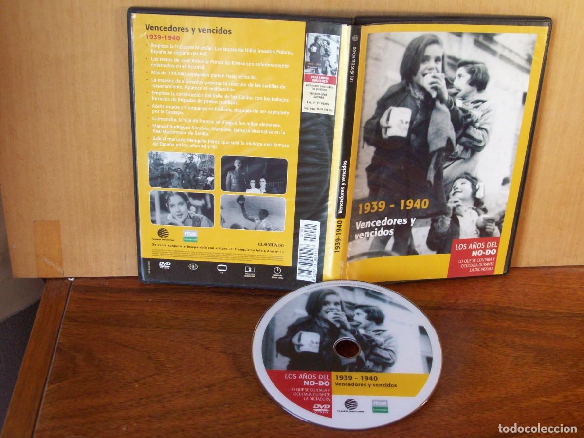Cine: DOCUMENTALES : VENCEDORES Y VENCIDOS 1939/1940 - LOS A&Ntilde;OS DEL NODO -DVD CAJA FINA PRECINTADA