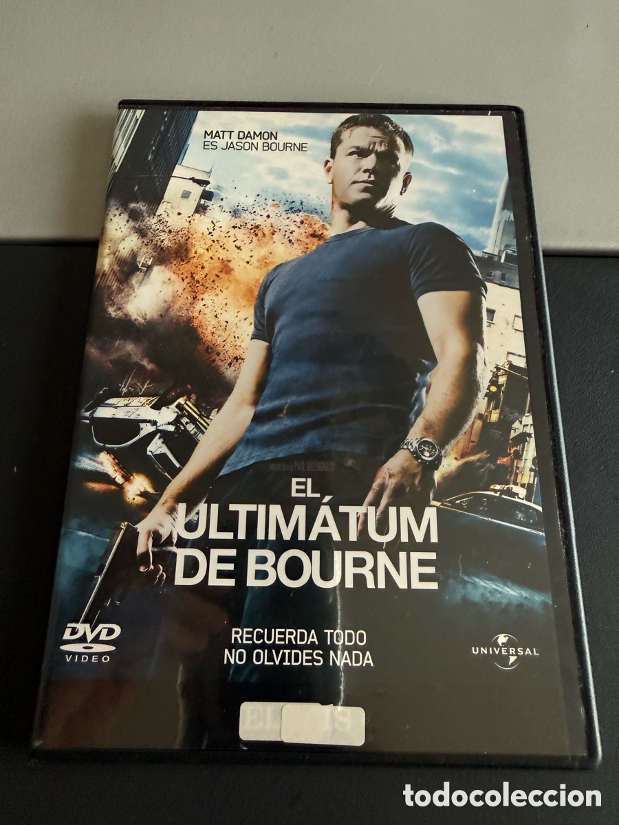 Cine: DVD. EL ULTIM&Aacute;TUM DE BOURNE. 2 Discos. Caja Fina