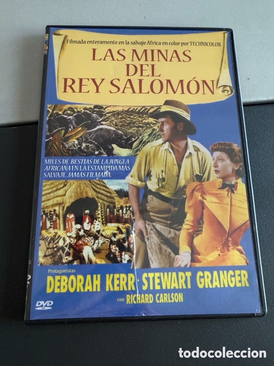 Cine: DVD. LAS MINAS DEL REY SALOM&Oacute;N. Caja Fina. RICHARD CARLSON