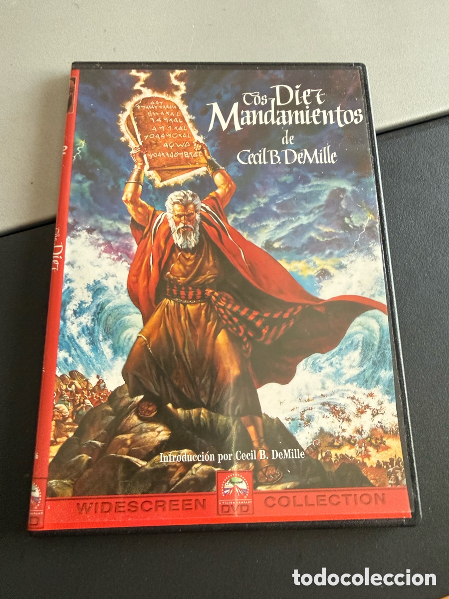 Cine: DVD. LOS DIEZ MANDAMIENTOS. 2 Discos. Caja Fina