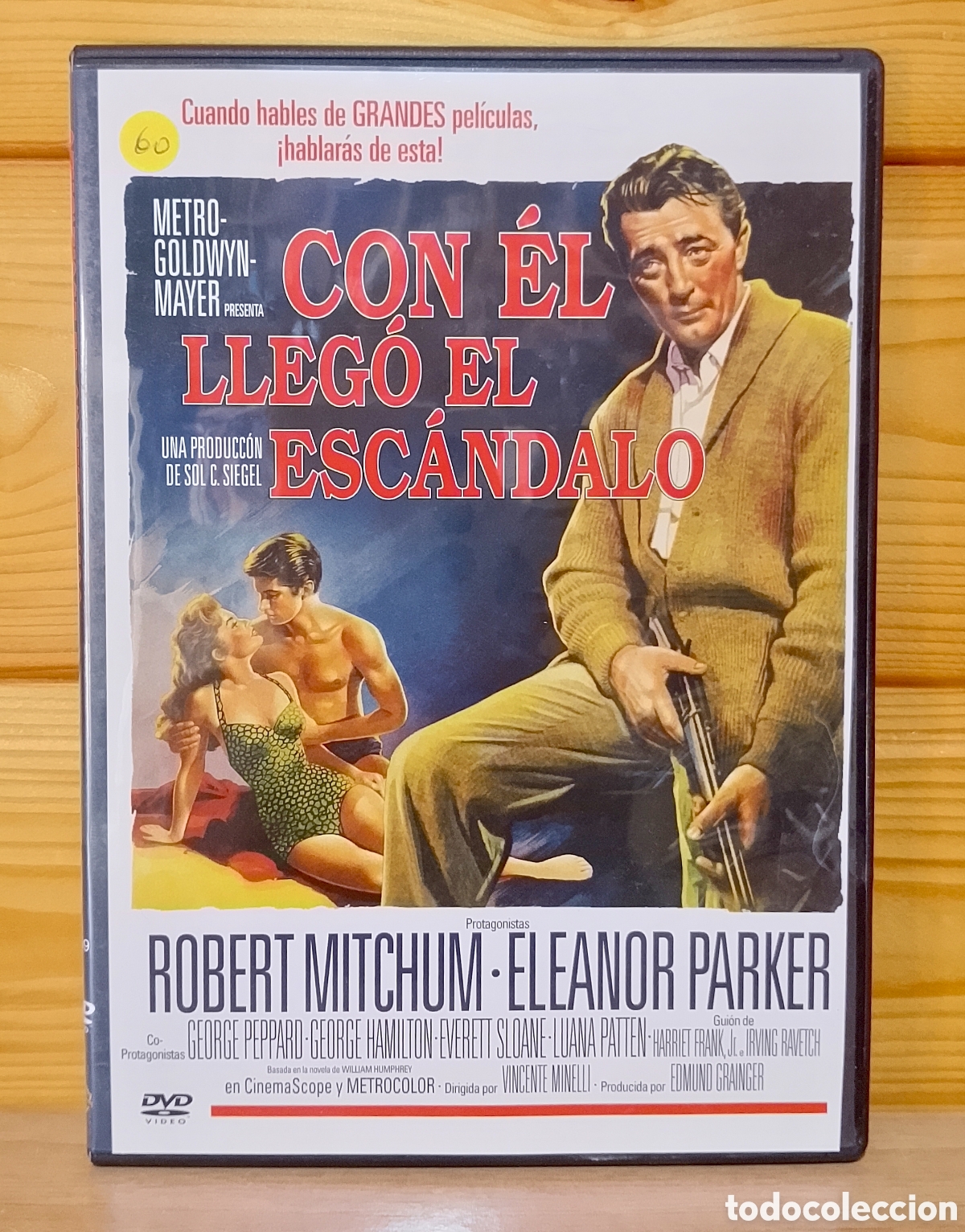 Cine: DVD con &eacute;l lleg&oacute; el esc&aacute;ndalo Robert mitchum