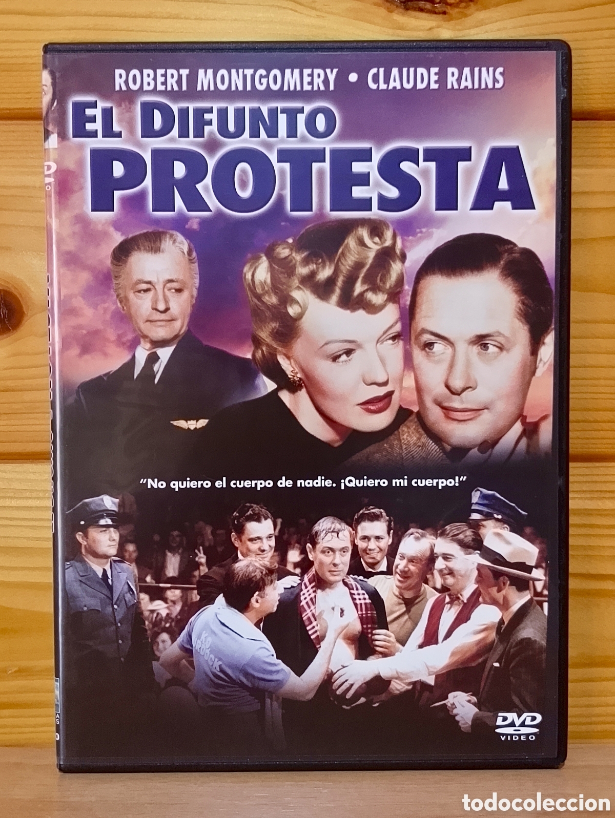 Cine: DVD en difunto protesta Robert montgomery