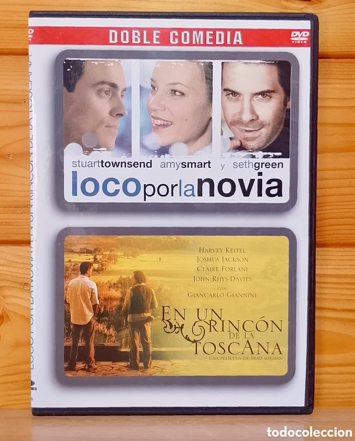 Cine: DVD doble comedia loco por la novia + en un rinc&oacute;n de la Toscana