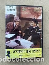 Cine: Vestida para matar / Basil Rathbone & Nigel Bruce / Sherlock Holmes / Roy William / DVD