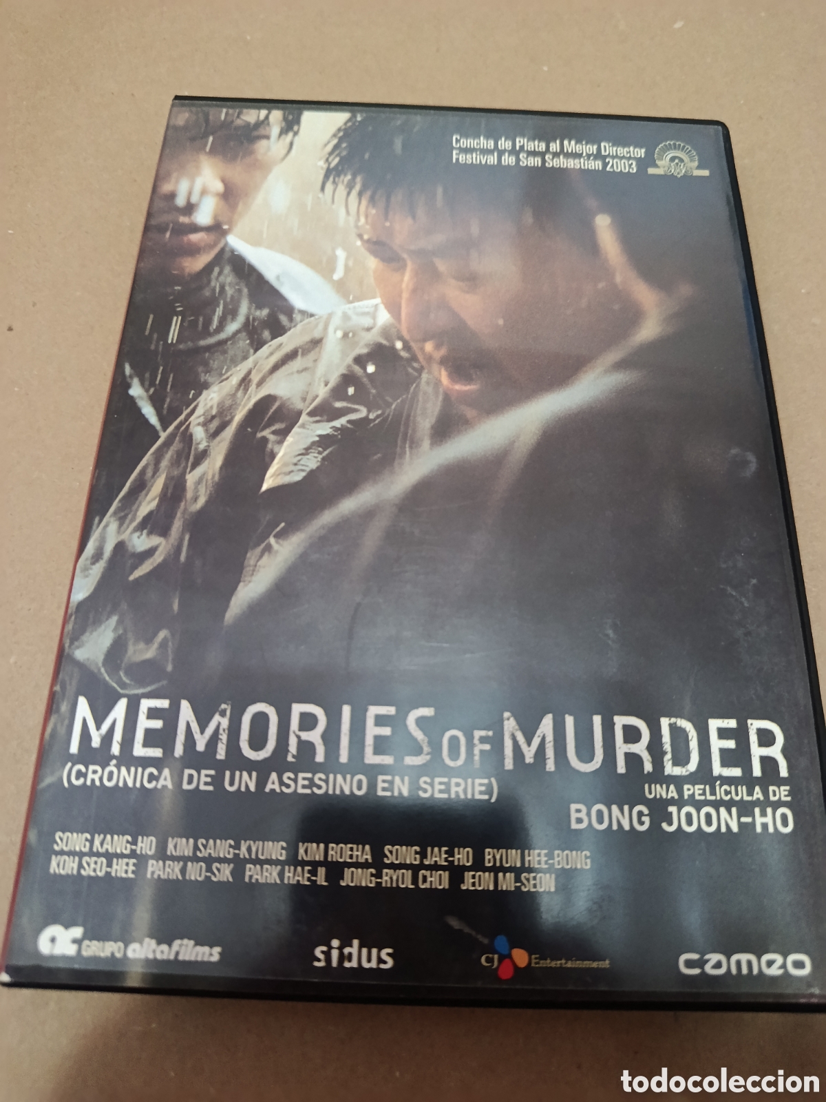Cine: Dvd. Memories of Murder. Bong Joon-Ho. Descatalogado. De culto.