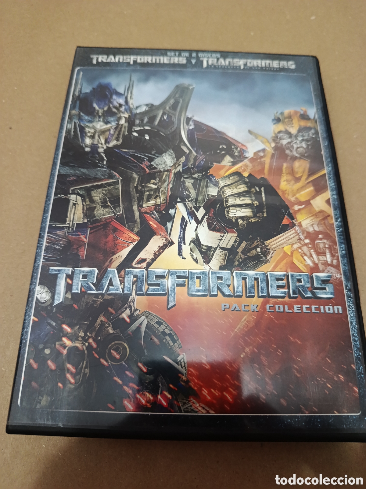 Cine: 2 dvds. Pack Transformers + Trasnformers. La venganza de los ca&iacute;dos.