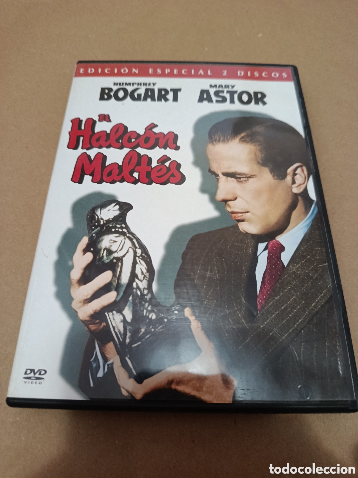 Cine: Dvd. El halc&oacute;n malt&eacute;s. Ed. Especial 2 dvds. Con Humphrey Bogart.