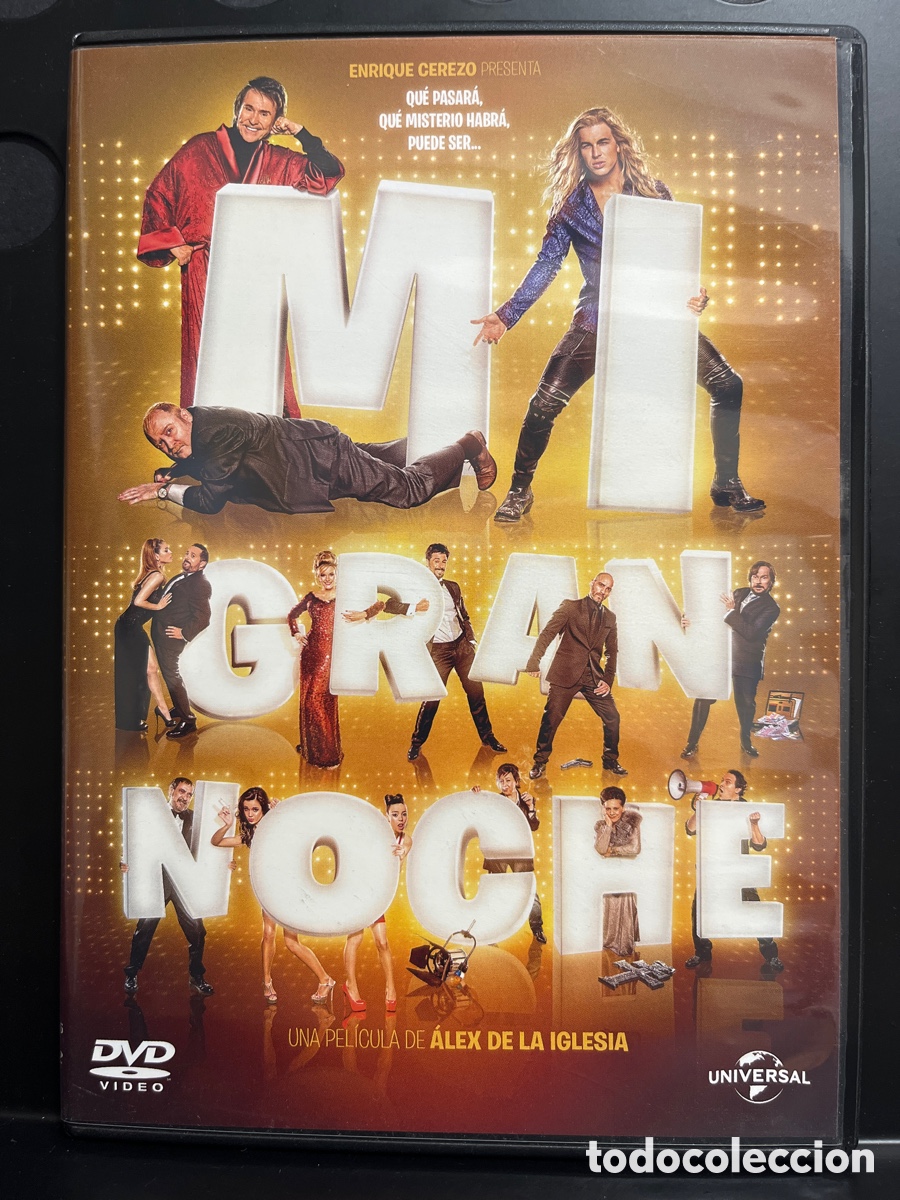 Cine: MI GRAN NOCHE de &Aacute;LEX DE LA IGLESIA 93&rsquo; DVD ( 2015 )