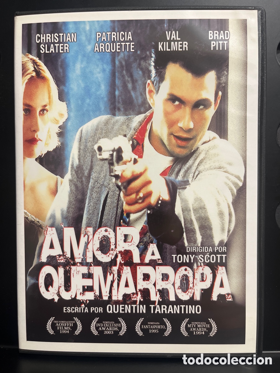 Cine: AMOR A QUEMARROPA de TONY SCOTT & QUENTIN TARANTINO 115&rsquo; DVD ( 1993 )