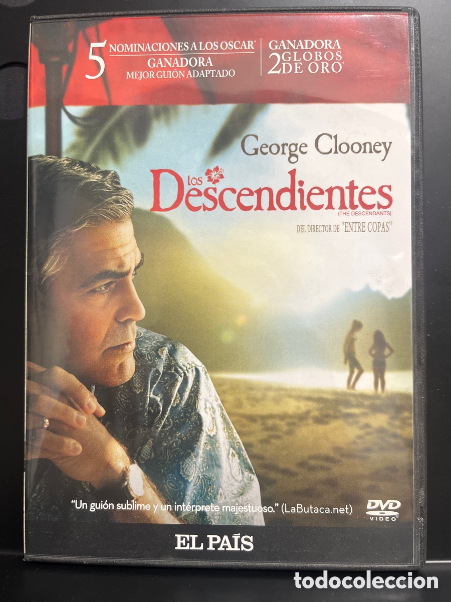Cine: LOS DESCENDIENTES de ALEXANDER PAYNE 110&rsquo; DVD ( 2011 )
