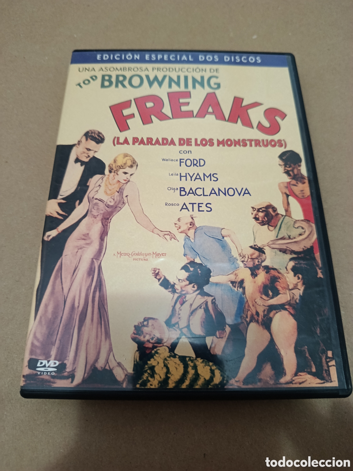 Cine: Dvd. Freaks. La parada de los monstruos. Edici&oacute;n Especial 2 dvds. Tod Browning.
