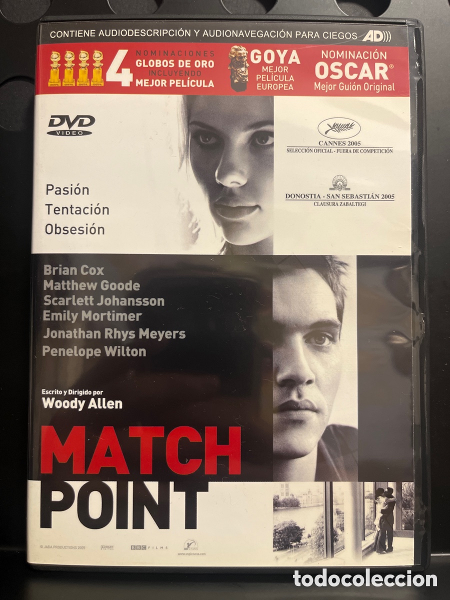 Cine: MATCH POINT de WOODY ALLEN 119&rsquo; DVD ( 2005 )