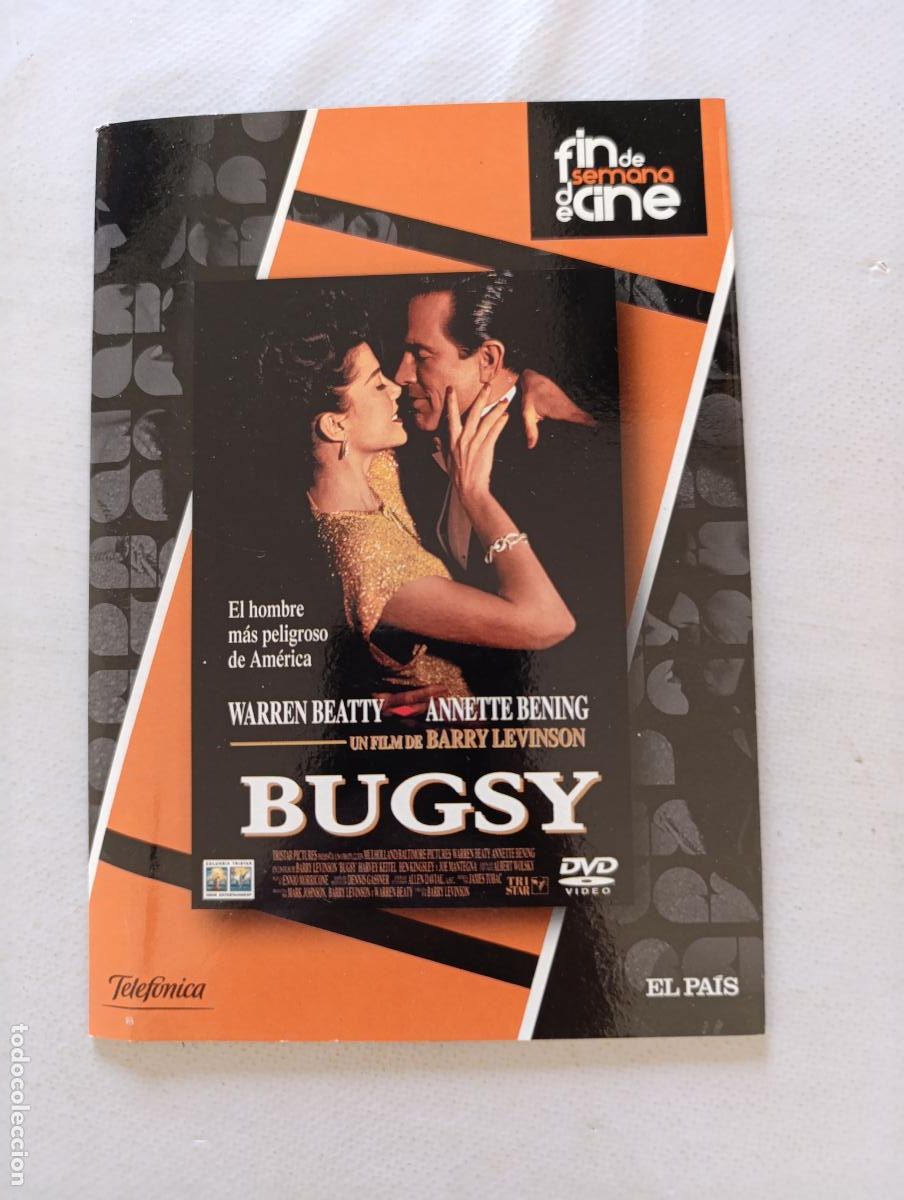 Cine: DVD BUGSY - WARREN BEATTY, ANNETTE BENING - FUNDA FINA CARTON (AE)