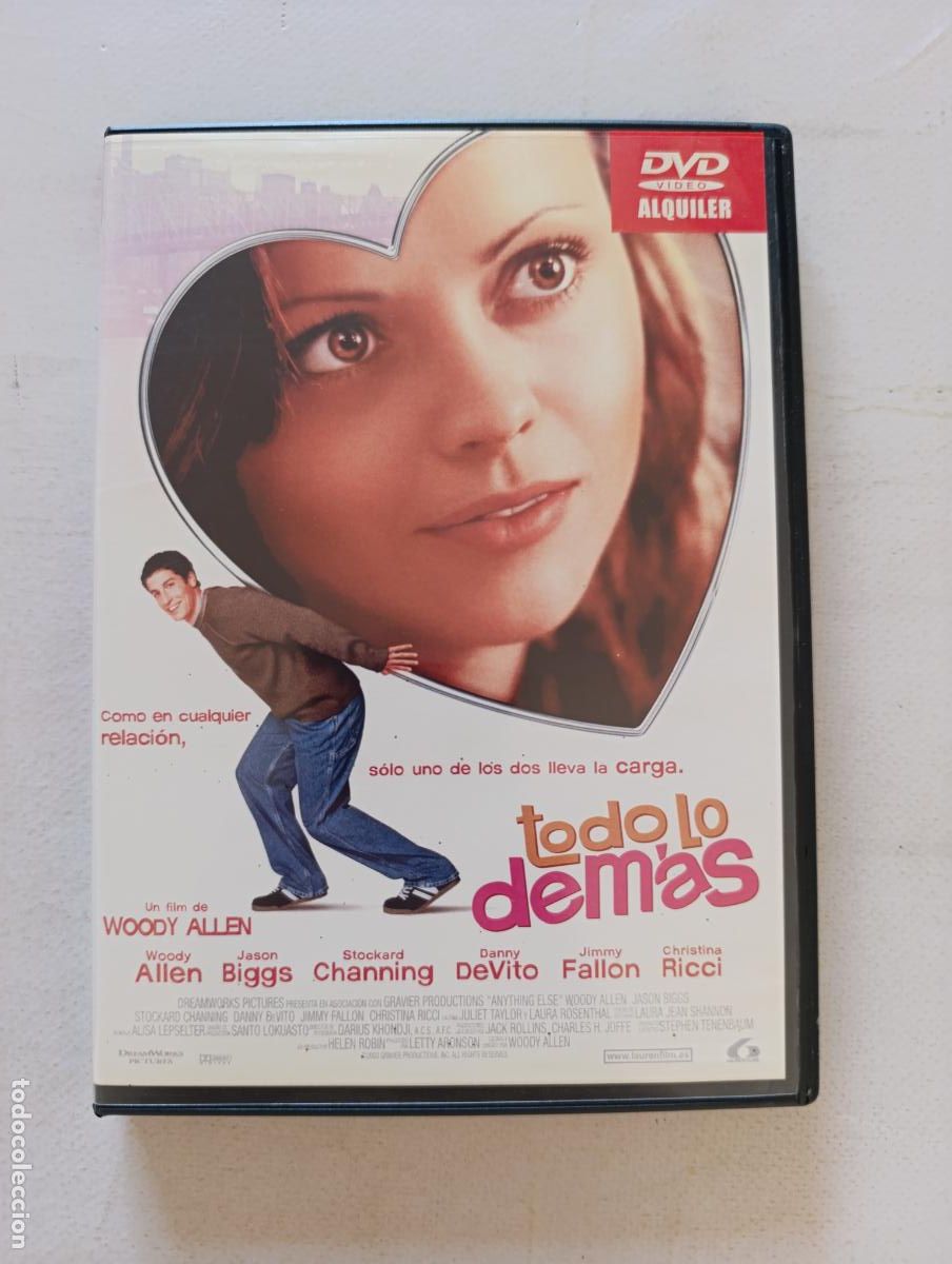 Cine: DVD TODO LO DEMAS - EDICION ALQUILER - WOODY ALLEN - CHRISTINA RICCI (AF)