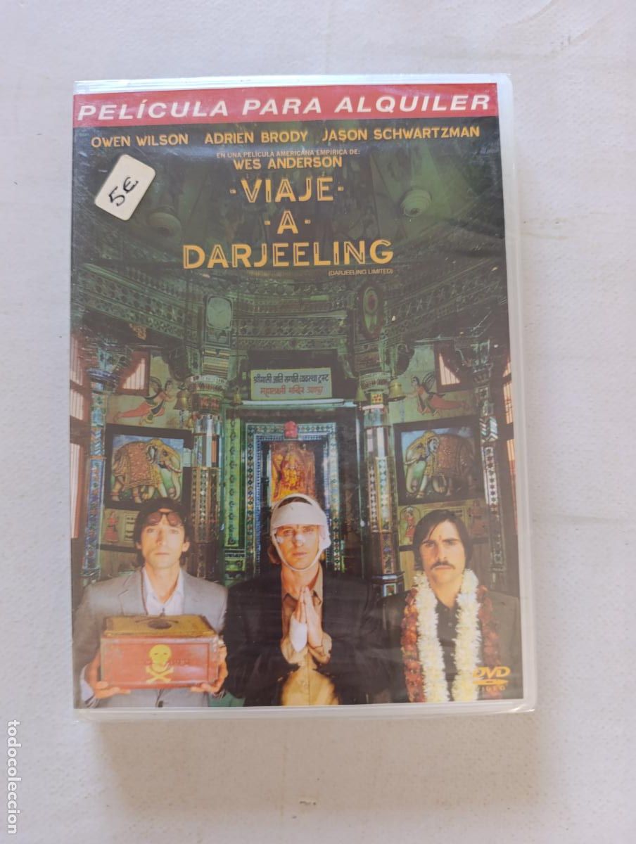 Cine: DVD VIAJE A DARJEELING - EDICION ALQUILER - WES ANDERSON - NUEVO, PRECINTADO (AG)