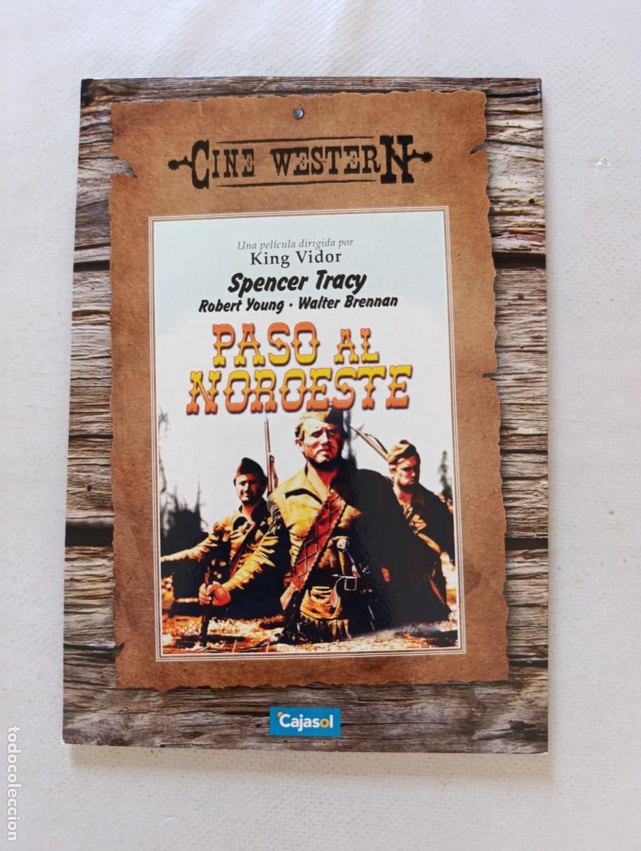 Cine: DVD PASO AL NOROESTE - KING VIDOR - FUNDA FINA CARTON (AG)
