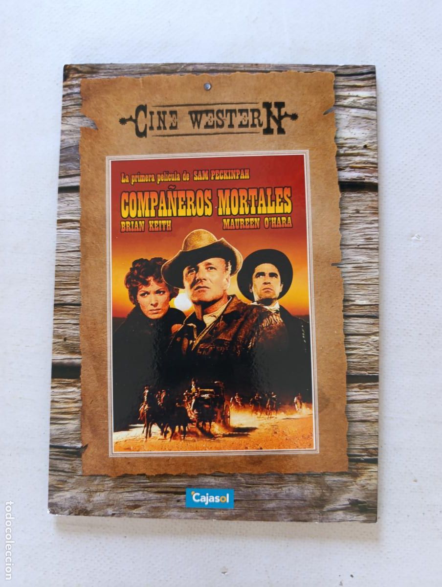 Cine: DVD COMPA&Ntilde;EROS MORTALES - MAUREEN O'HARA - FUNDA FINA CARTON (O4)