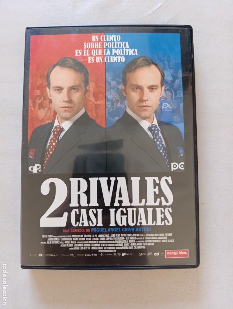 Cine: DVD 2 RIVALES CASI IGUALES - MIGUEL ANGEL CALVO BUTTINI (O4)