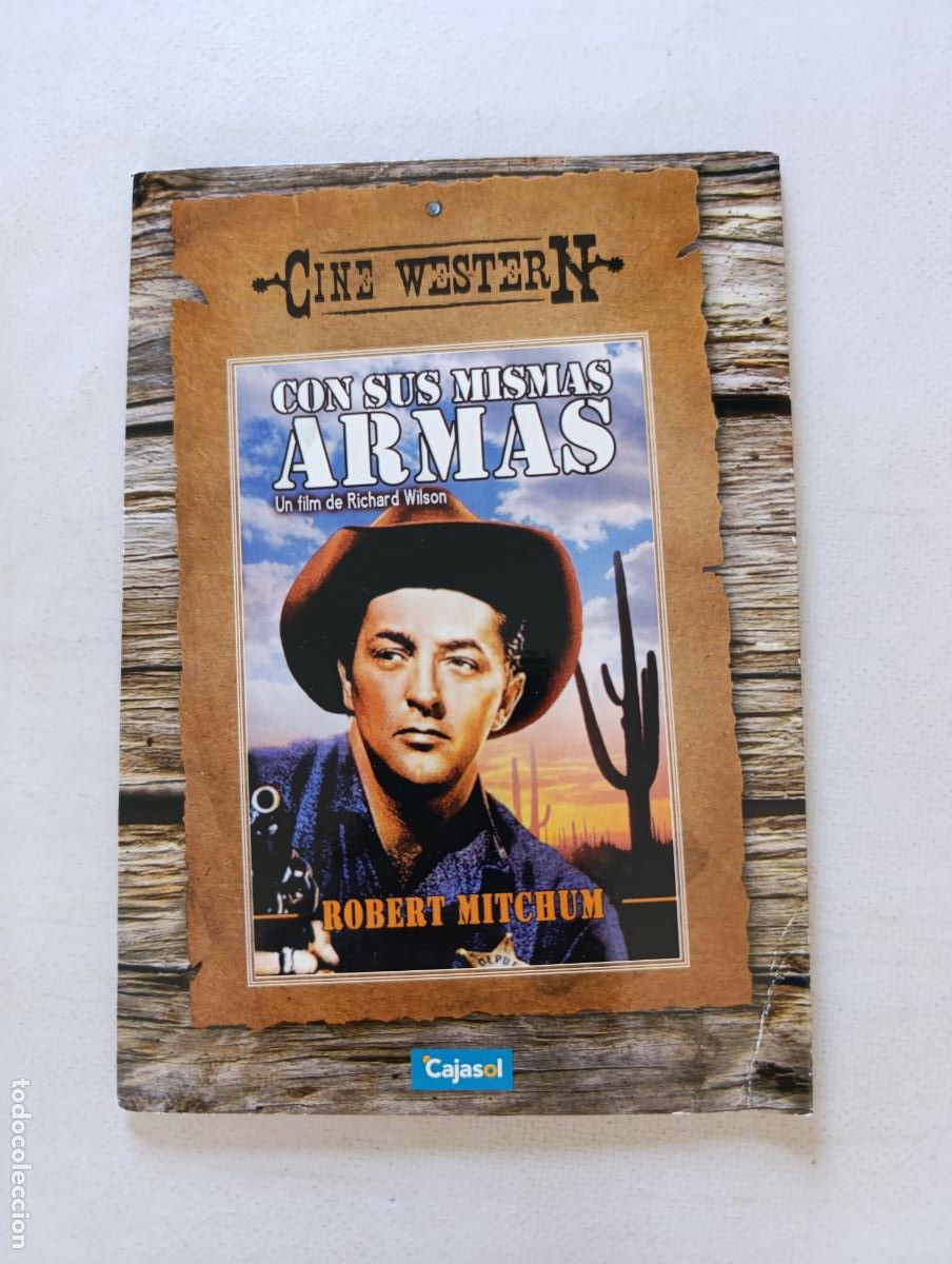 Cine: DVD CON SUS MISMAS ARMAS - ROBERT MITCHUM - FUNDA FINA CARTON (O4)