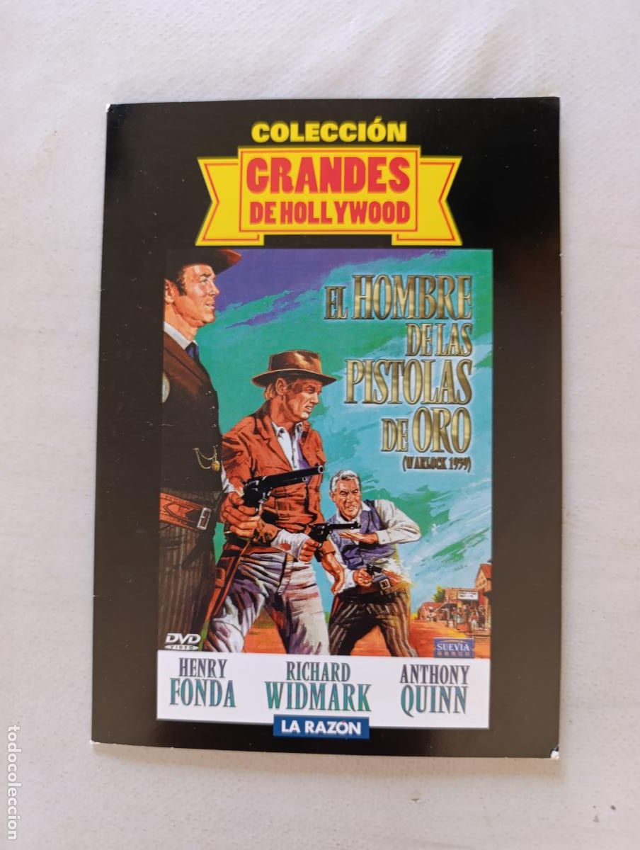 Cine: DVD EL HOMBRE DE LAS PISTOLAS DE ORO - HENRY FONDA - FUNDA FINA CARTON (R4)