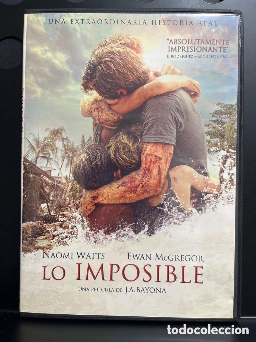 Cine: LO IMPOSIBLE de J.A. BAYONA 113&rsquo; DVD EXTRAS ( 2012 )