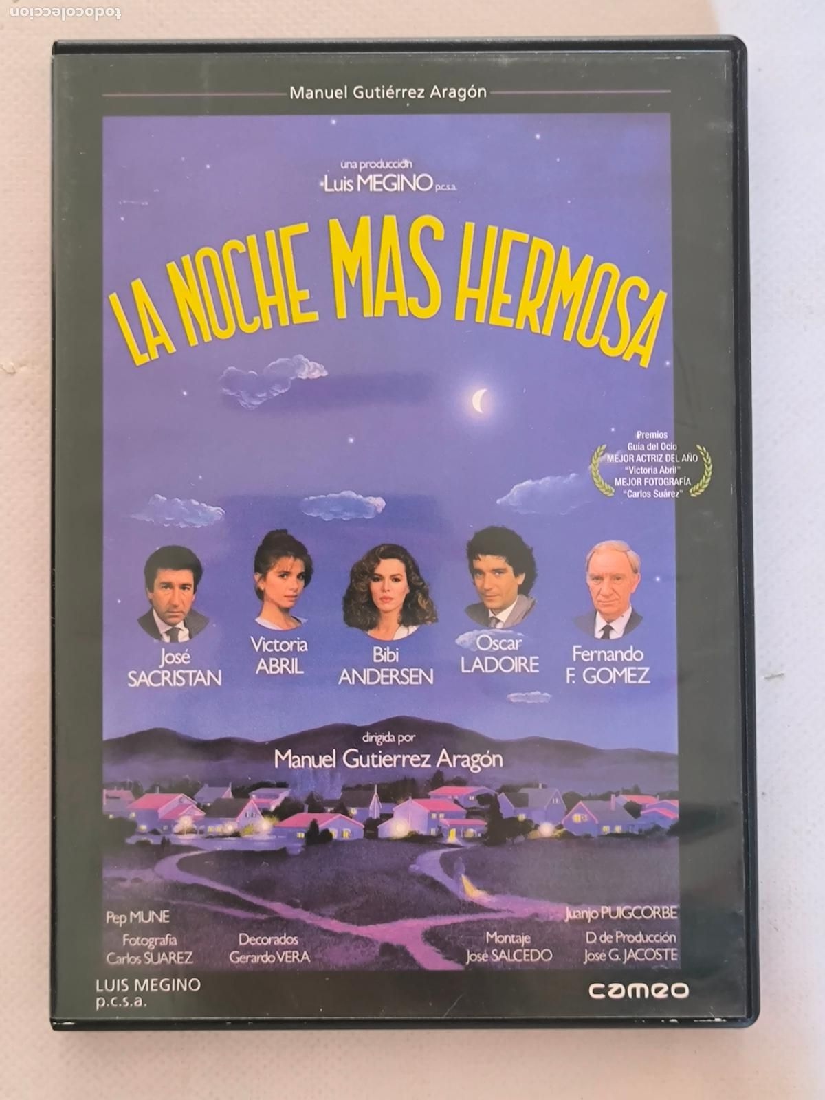 Cin&eacute;ma: DVD LA NOCHE MAS HERMOSA - MANUEL GUTIERREZ ARAGON (U4)