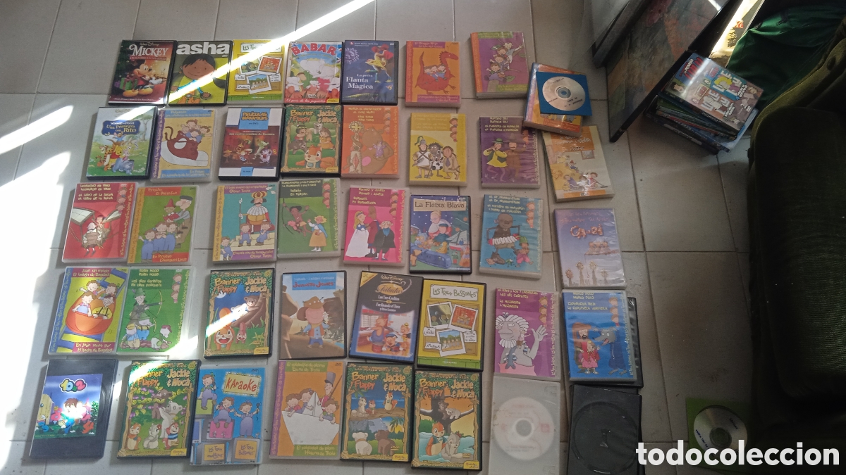 Cin&eacute;ma: Gran lote 30 pel&iacute;culas infantiles DVD &ndash; Disney, Babar, Banner y Flappy, Les Tres Bessones y m&aacute;s