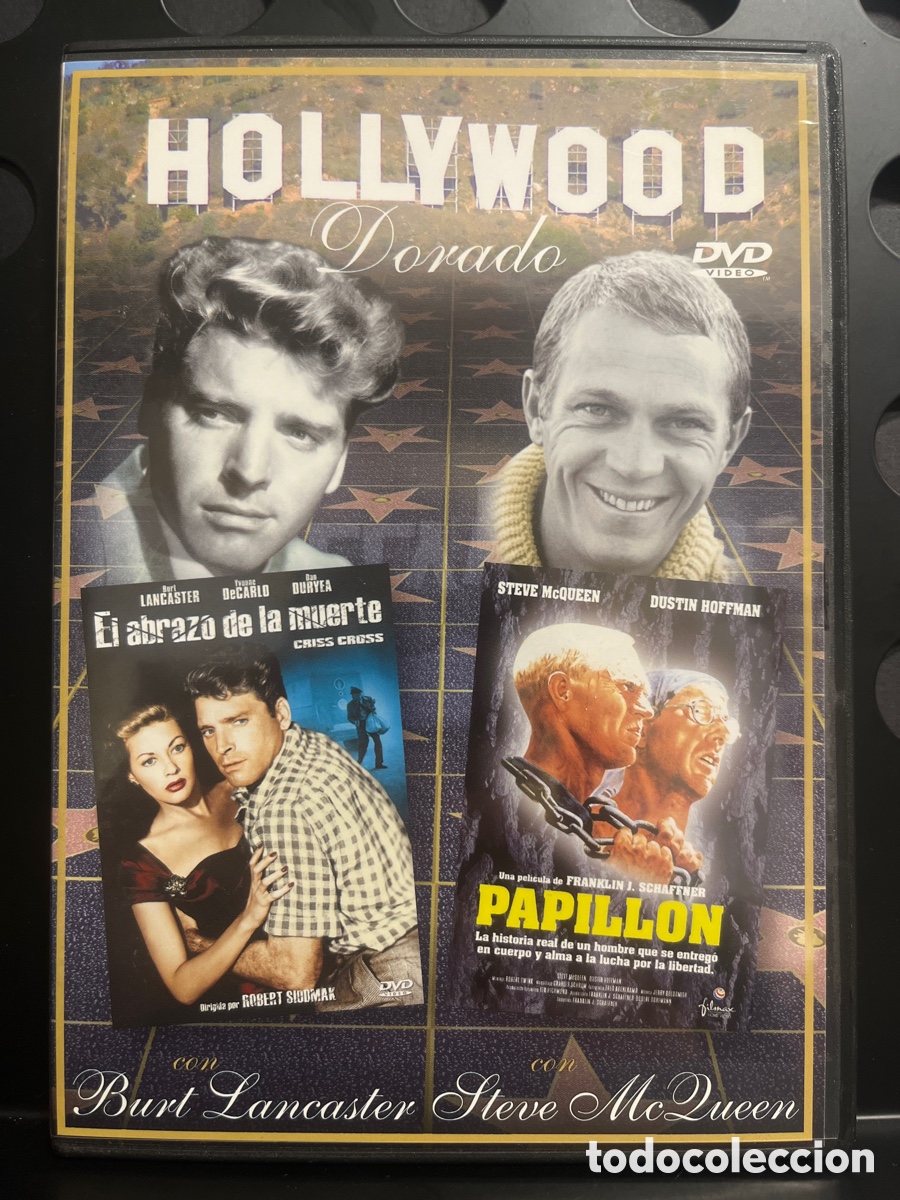 Cine: EL ABRAZO DE LA MUERTE & PAPILLON HOLLYWOOD DORADO 84&rsquo; y 98&rsquo; DVD ( 2010 )