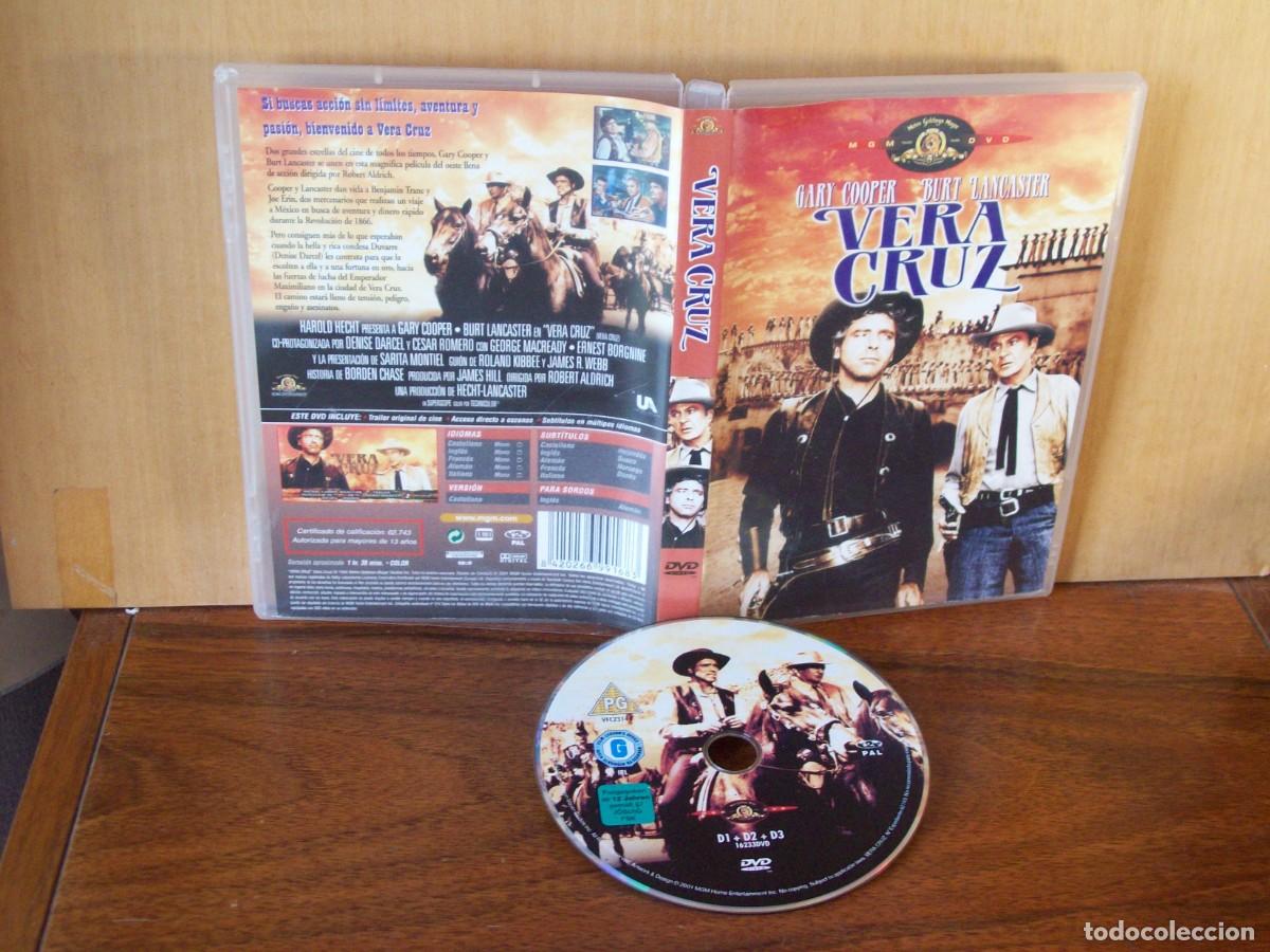 Cine: VERACRUZ - GARY COOPER - BURT LANCASTER - DENISE DARCEL - CESAR ROMERO - DVD