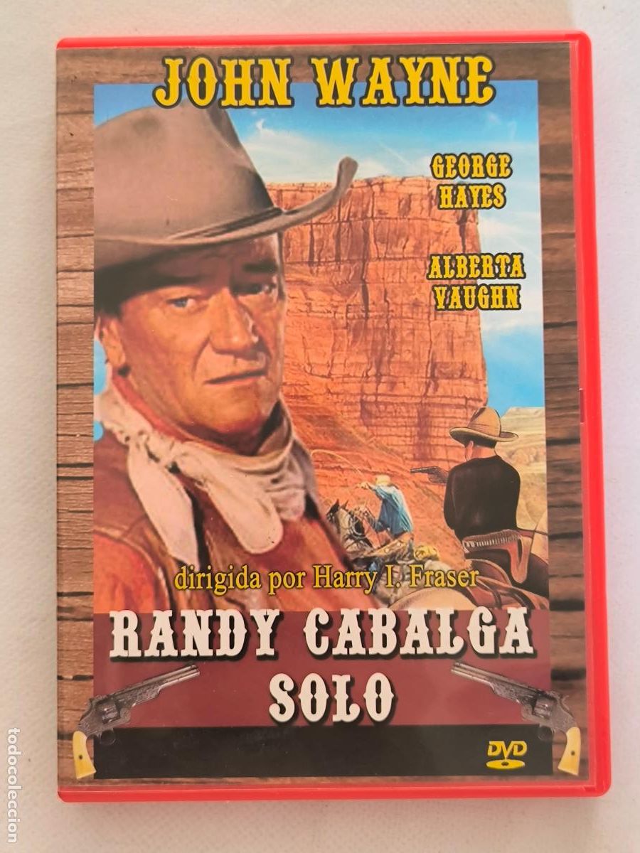 Cine: DVD RANDY CABALGA SOLO - JOHN WAYNE (Y4A)