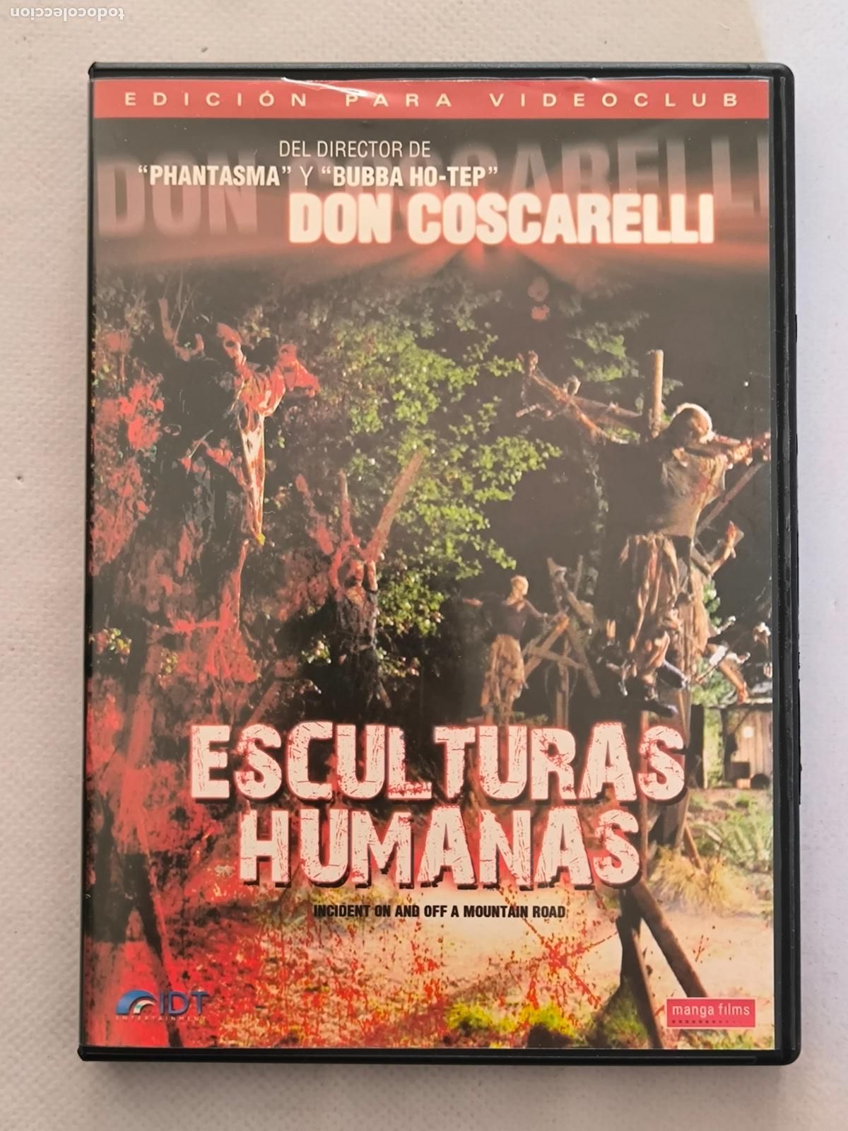 Cine: DVD ESCULTURAS HUMANAS - EDICION ALQUILER - DON COSCARELLI - LEER DESCRIPCION (E5)