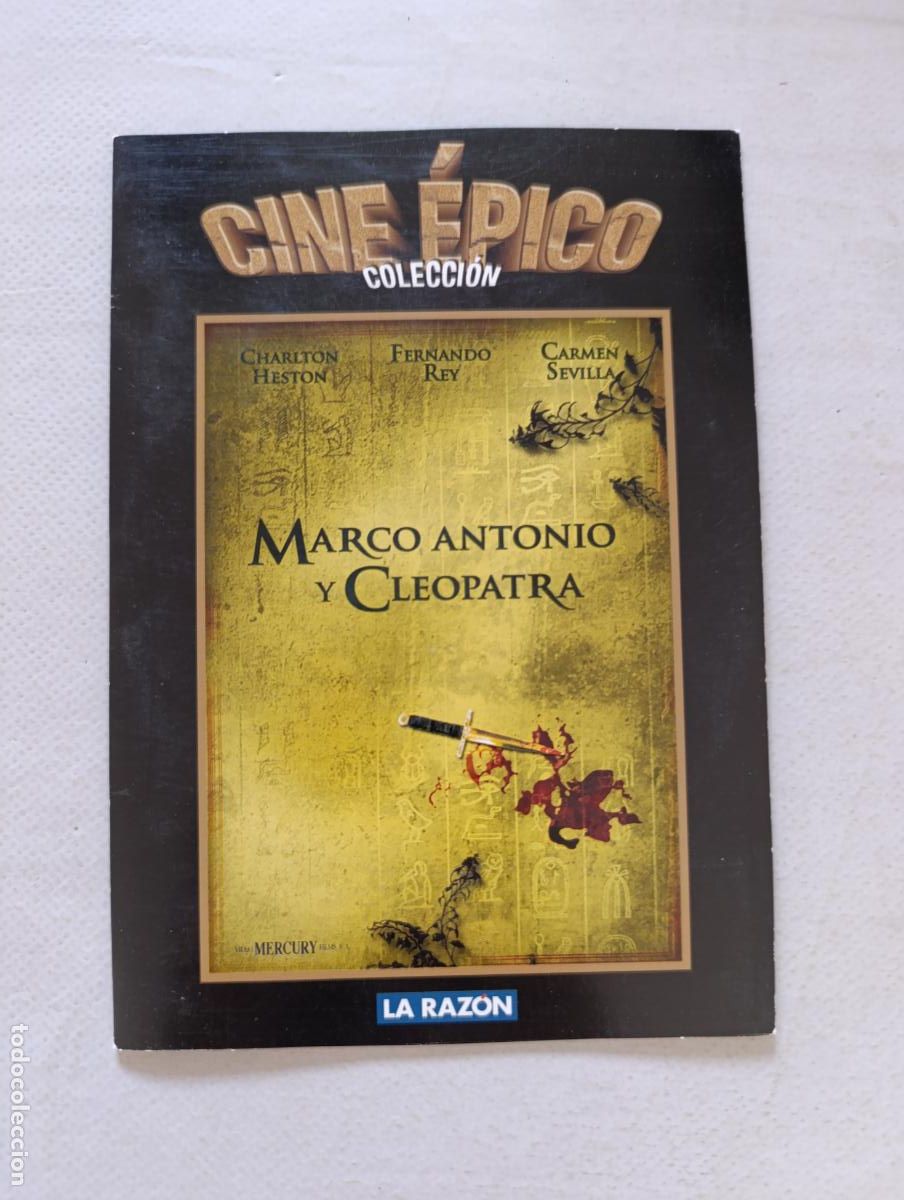 Cine: DVD MARCO ANTONIO Y CLEOPATRA - CHARLTON HESTON - FUNDA FINA CARTON (E5)
